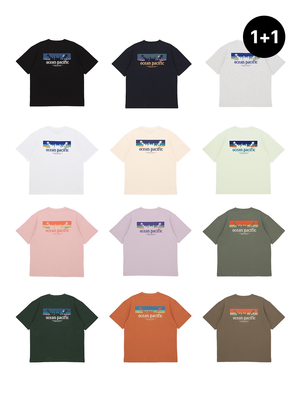 DAY&amp;NIGHT T-SHIRT 2PACK [12 COLOR]