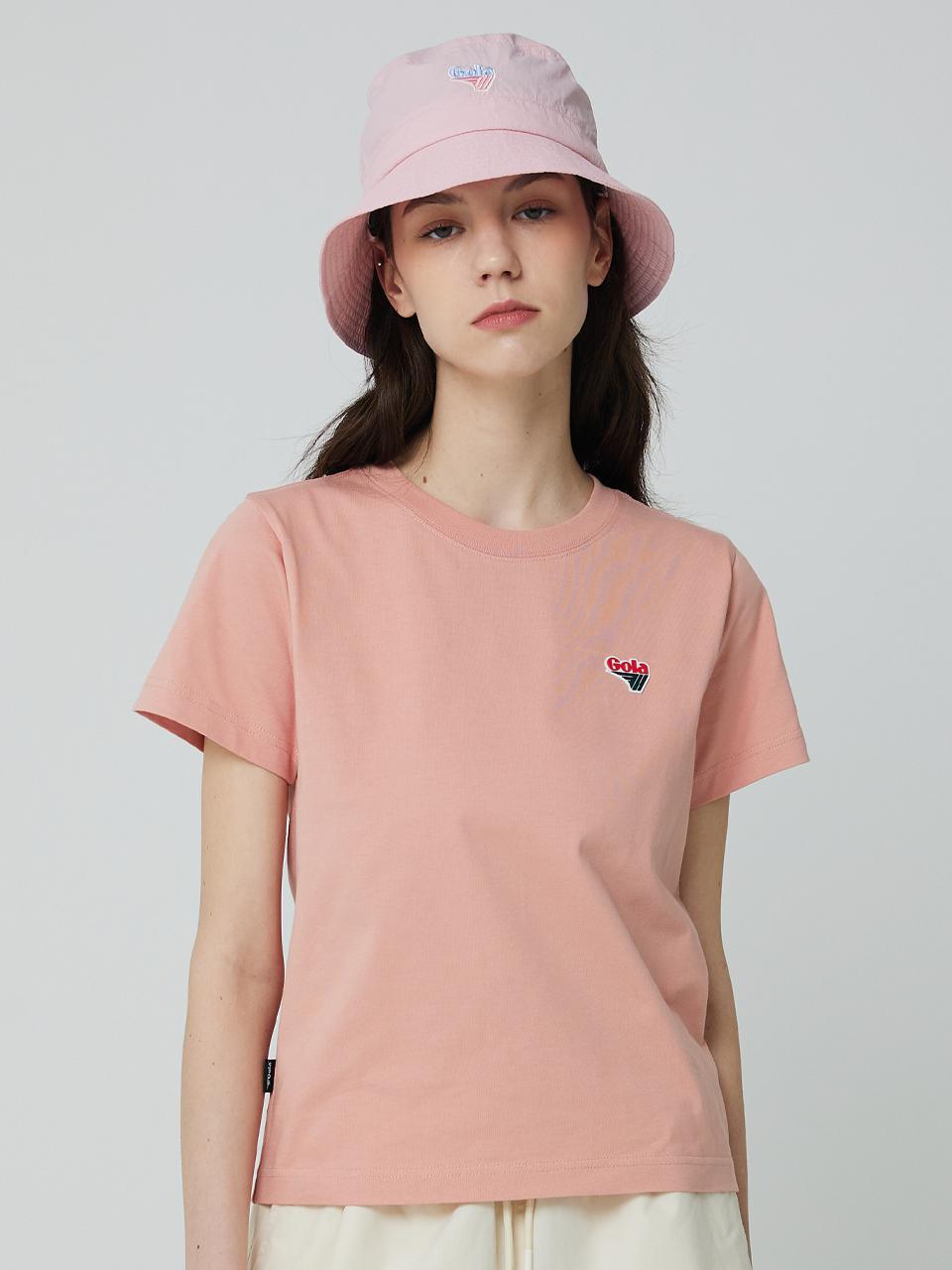 W SMALL LOGO T-SHIRTS [INDIE PINK]