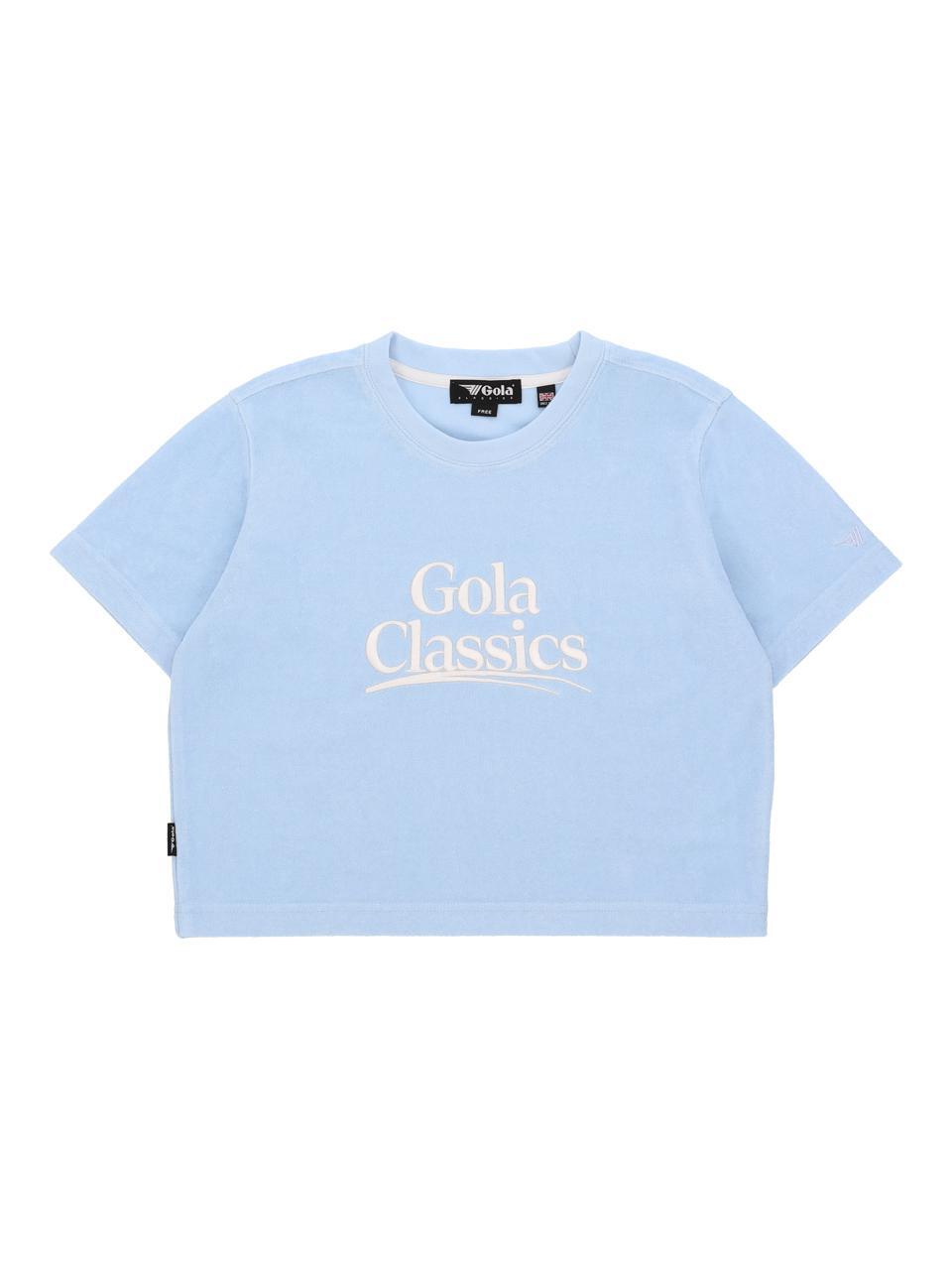TERRY GRAPHIC T-SHIRTS [LIGHT BLUE]