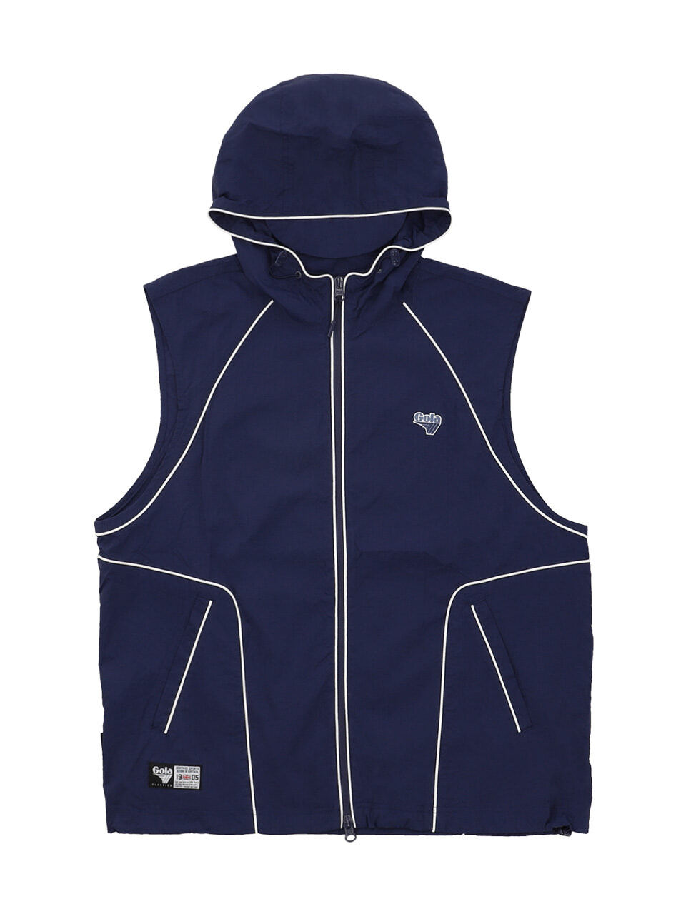PIPING LINE VEST [NAVY]